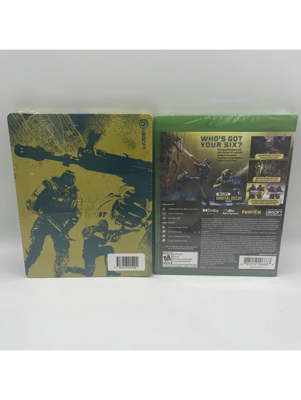 TOM CLANCY'S RAINBOW SIX EXTRACTION Steelbook Case + Game NEW* Xbox One Series X